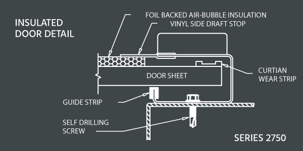 thumbnail image 2 of Torque Force Heavy Duty Roll Up Door Hardware Kit - DBCI M2500DB Style With Chain Hoist 2 of 6