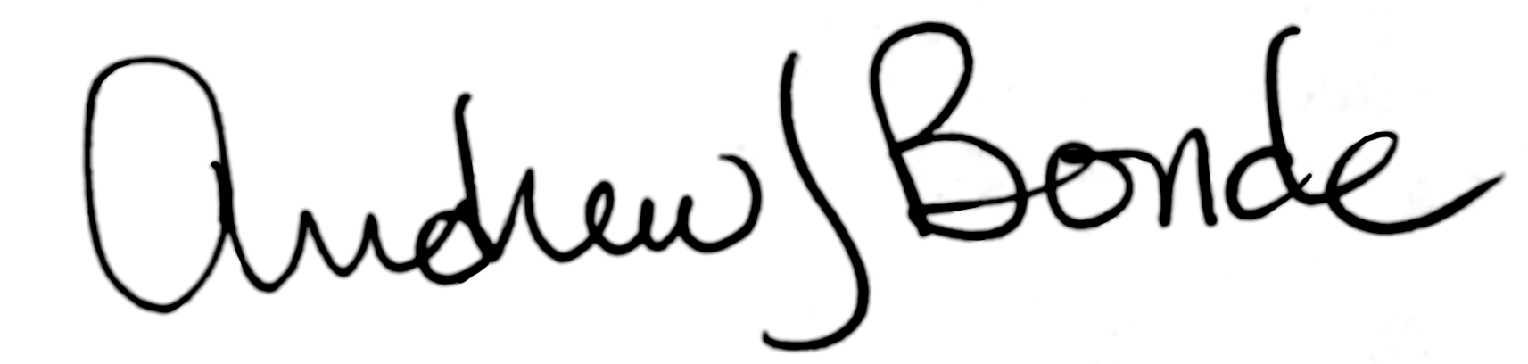Andrew Bonde Signature Andrew Bonde Signature