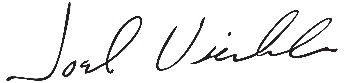 Joel Viechnicki Signature